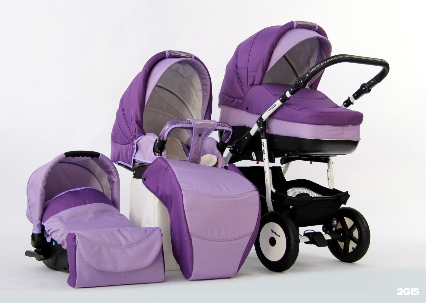 фото фиолетовых колясок