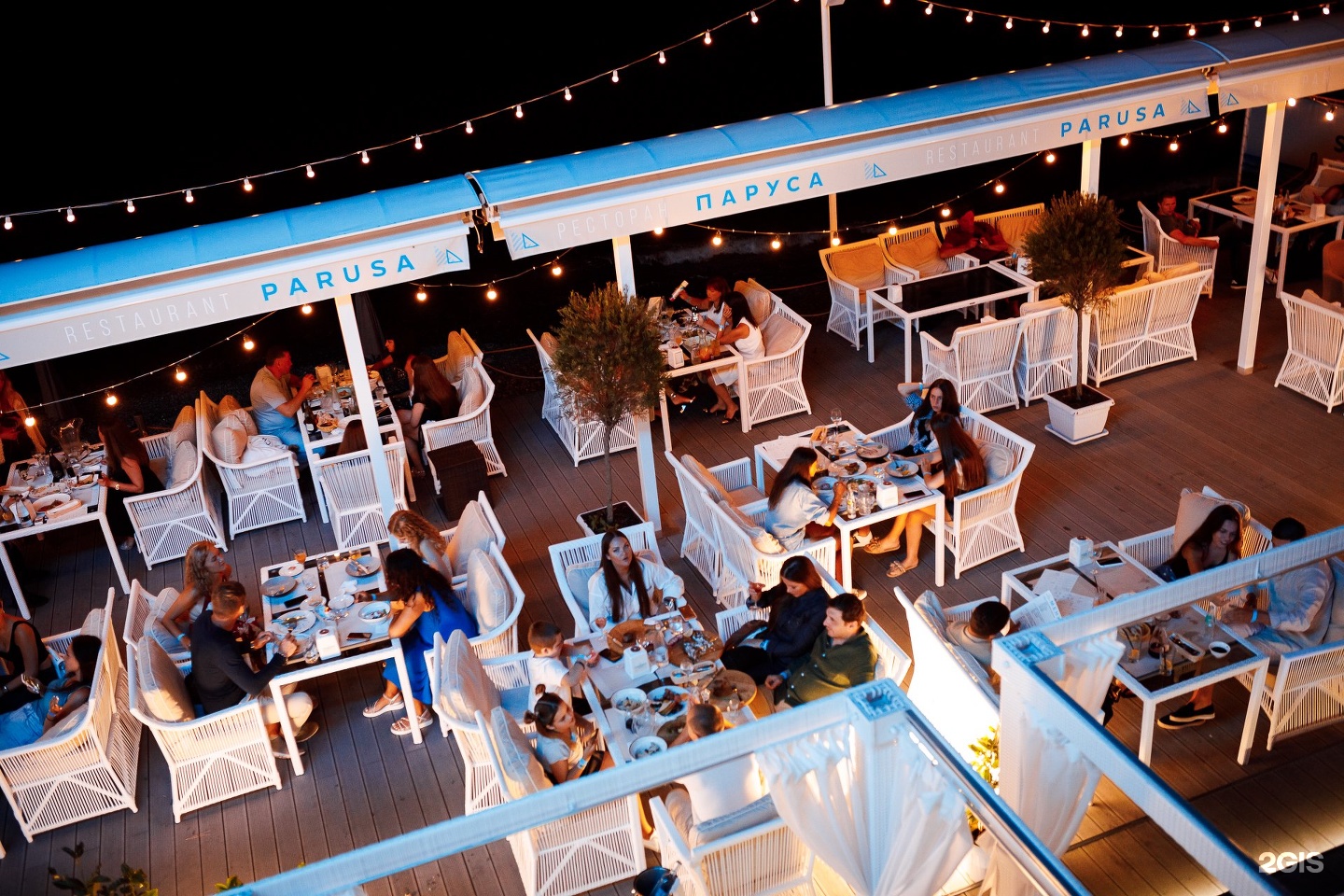 Панорамный ресторан паруса Сочи