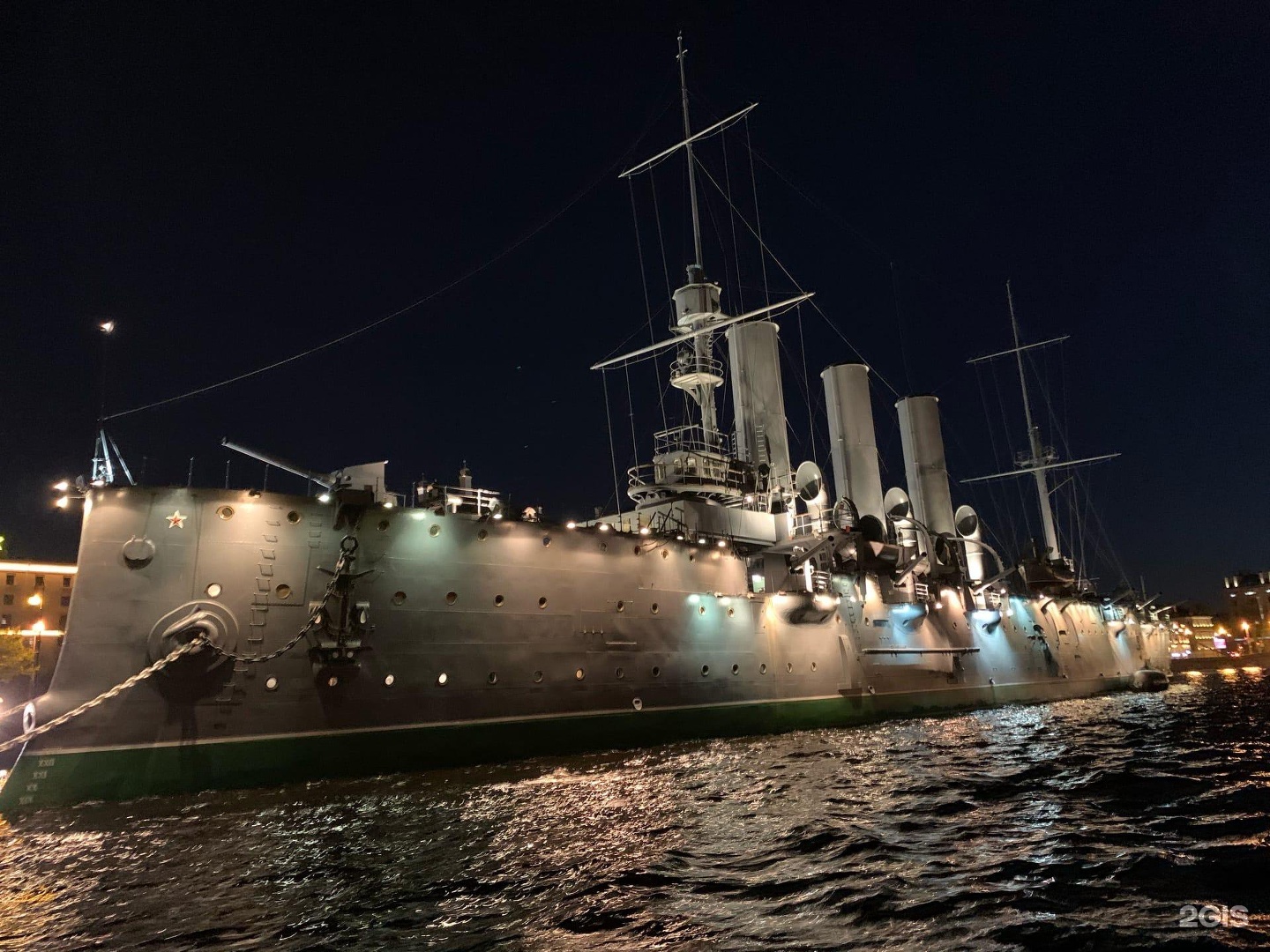 The cruiser aurora is a museum