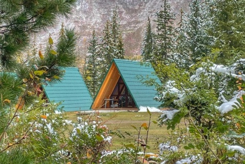 Акташ: Глэмпинг Зеленый колобок