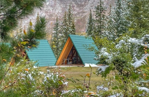 с. Акташ: Глэмпинг Зеленый колобок