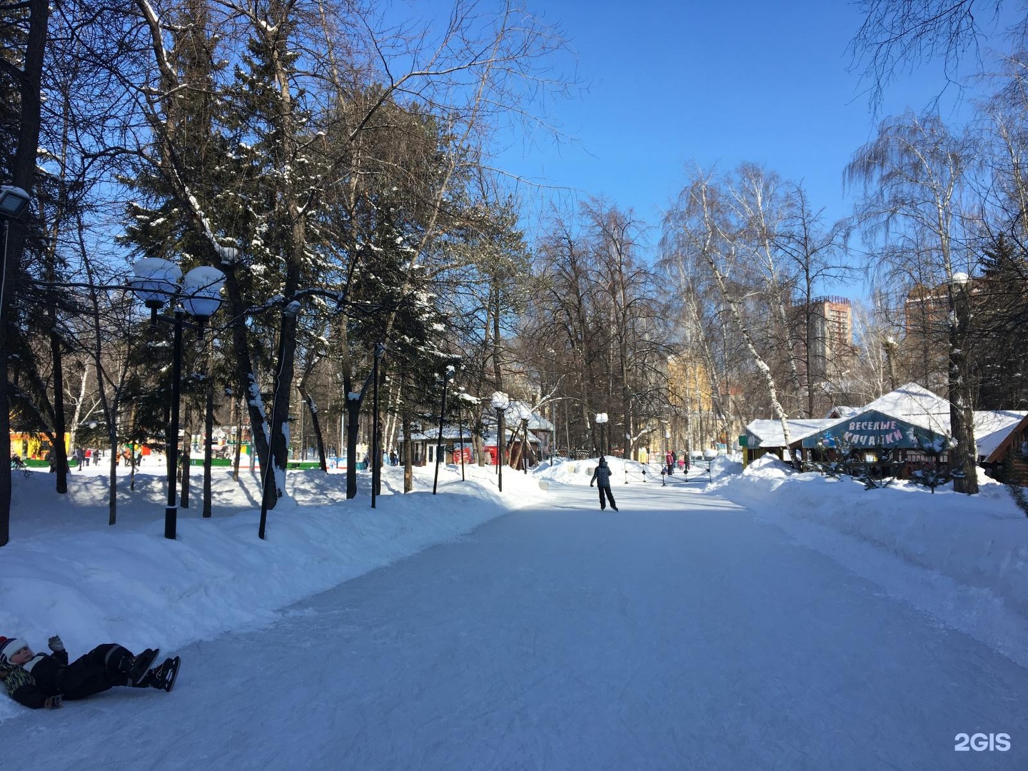 центральный парк новосибирск зимой