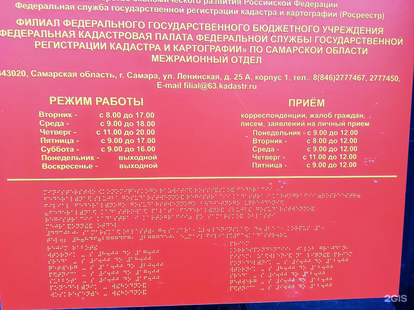 Кадастровая палата государственной регистрации кадастра картографии