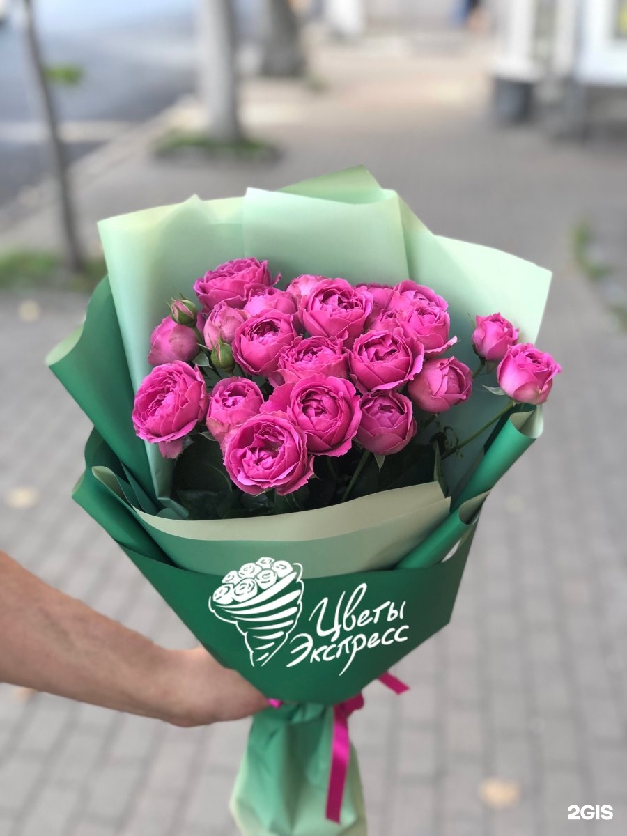 Эустома оптом, доставка цветов цветковский воронеж