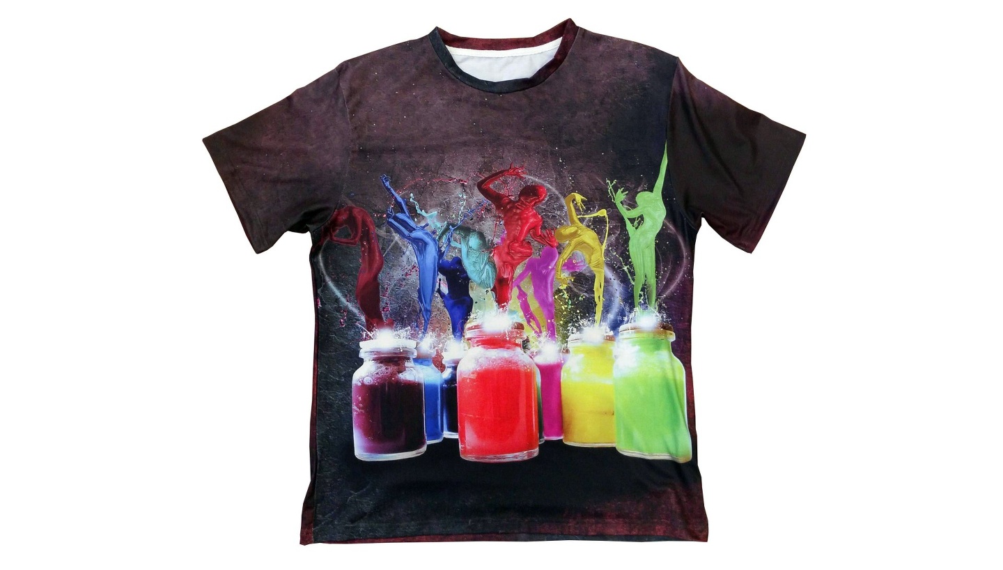 Полноцветная печать на футболках