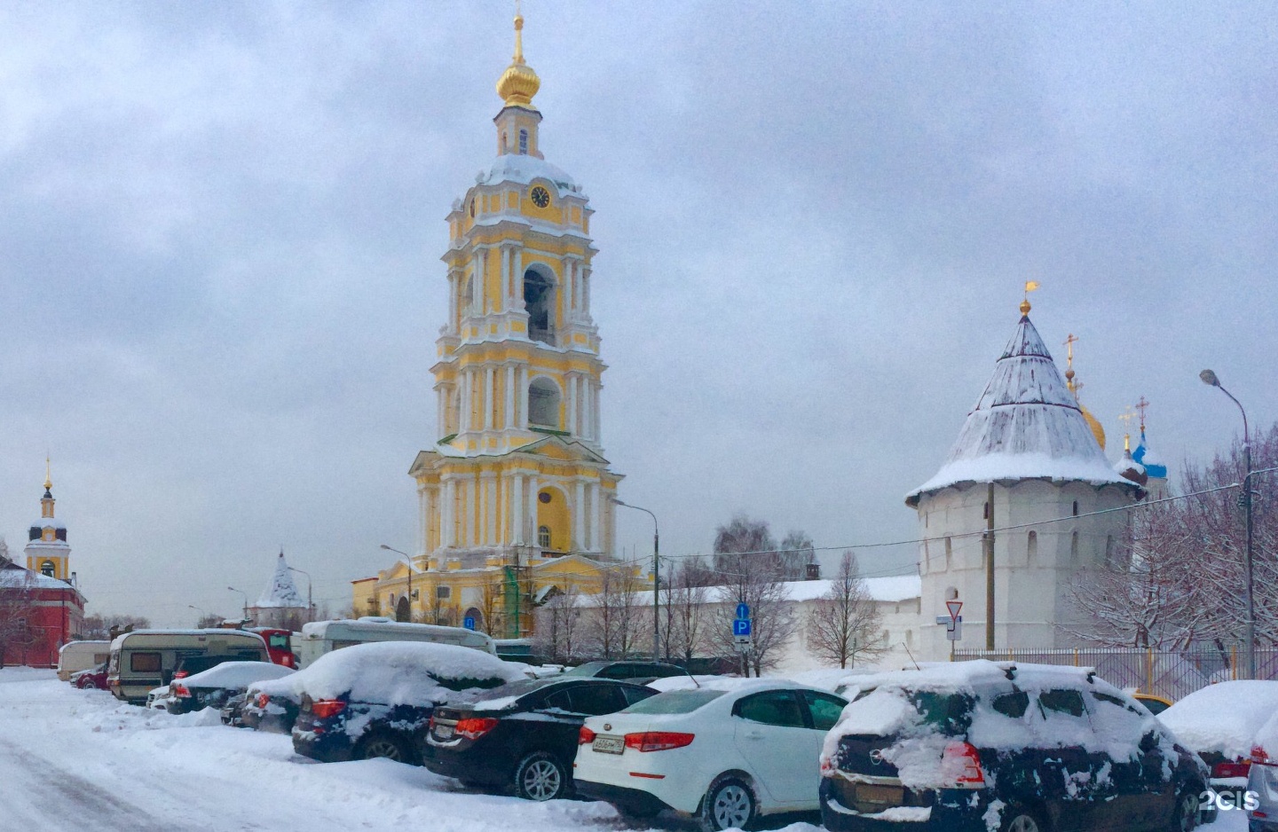 Новоспасский монастырь территория