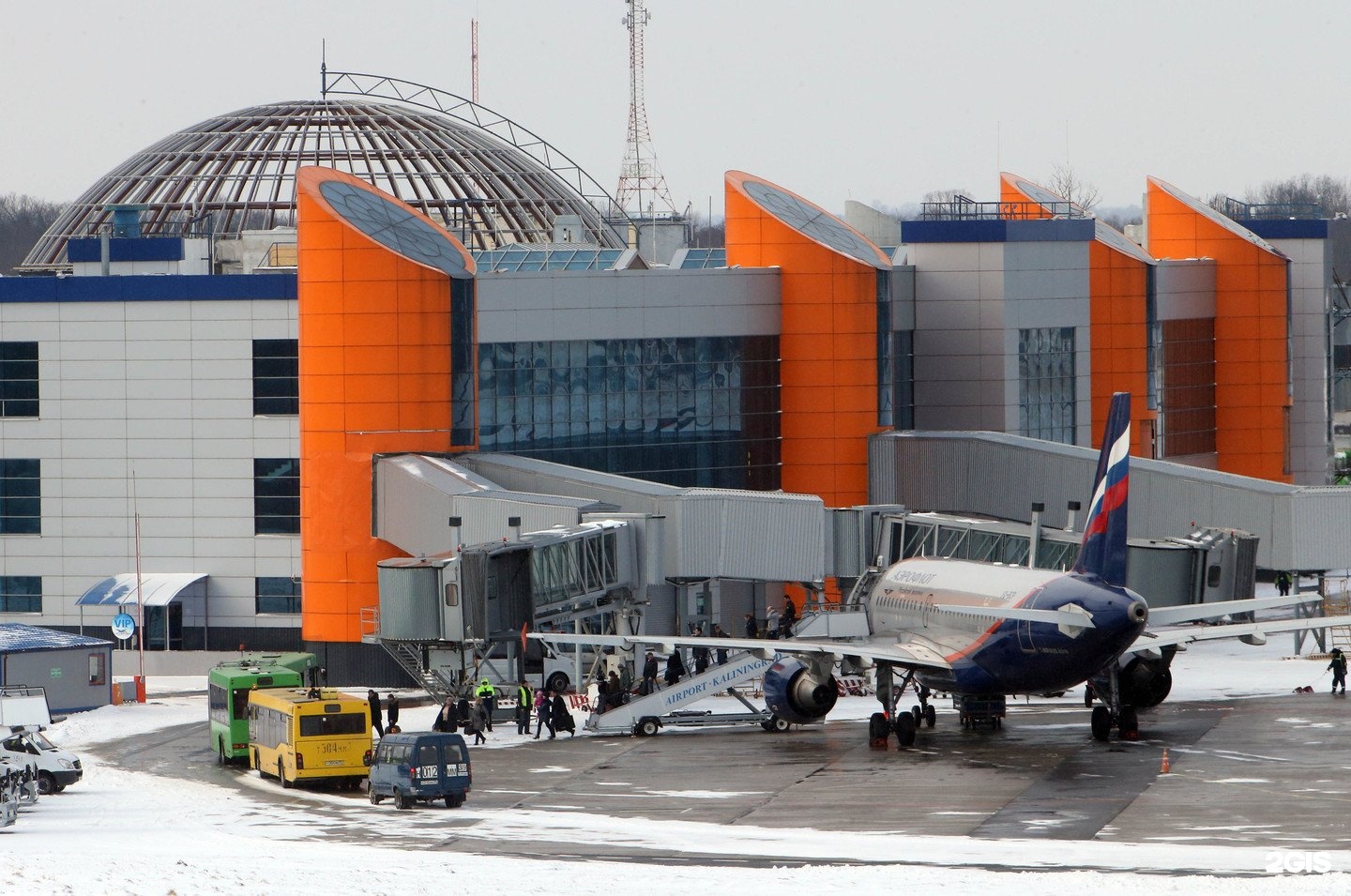 Калининград аэропорт зимой