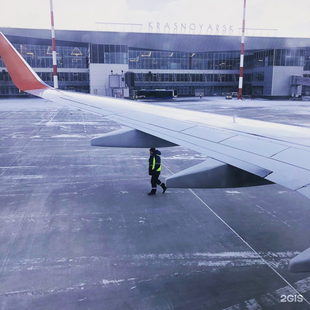 аэропорт красноярск зимой