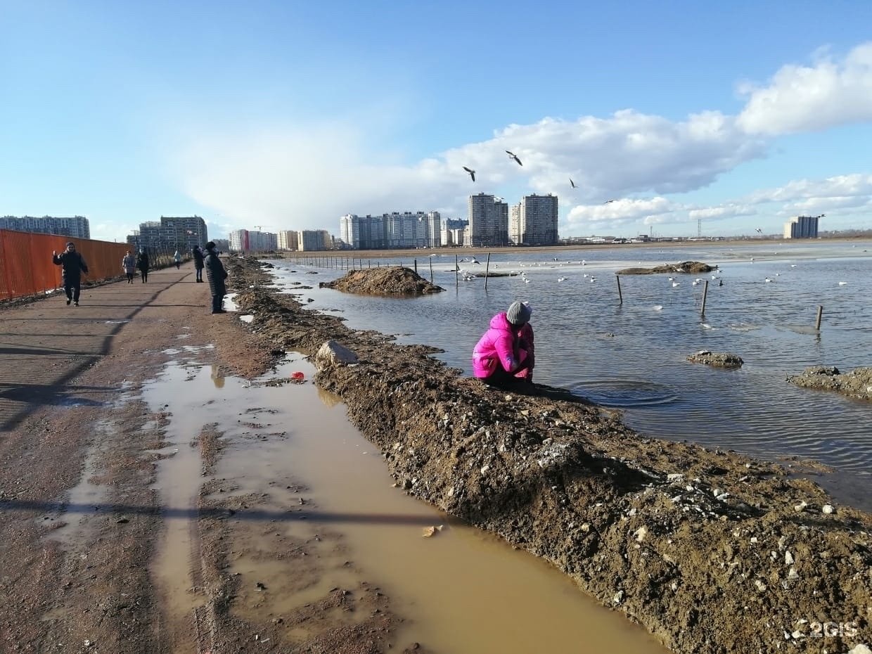 Песчаные пляжи Мурино