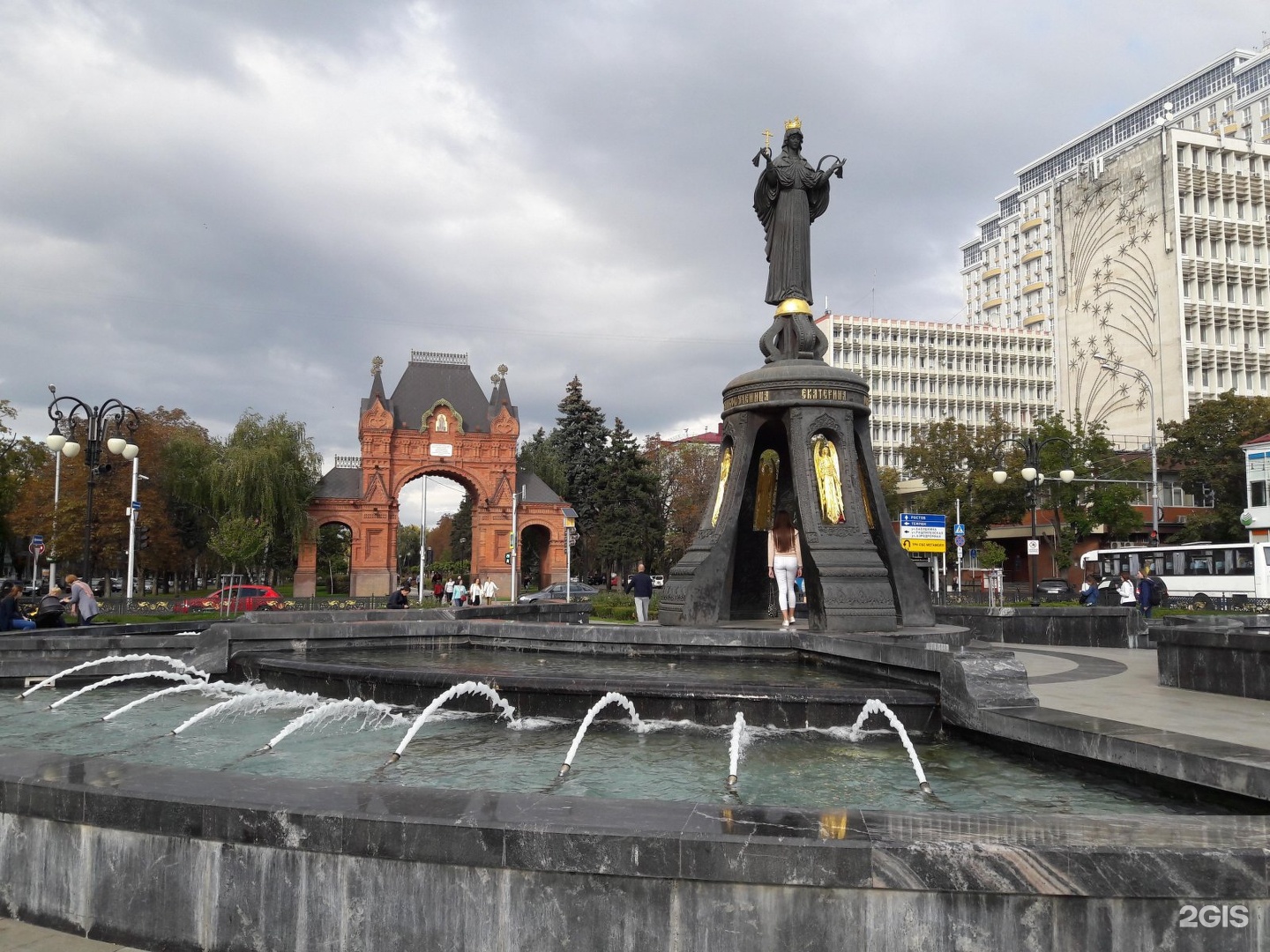 Памятник великомученице Екатерине в Краснодаре