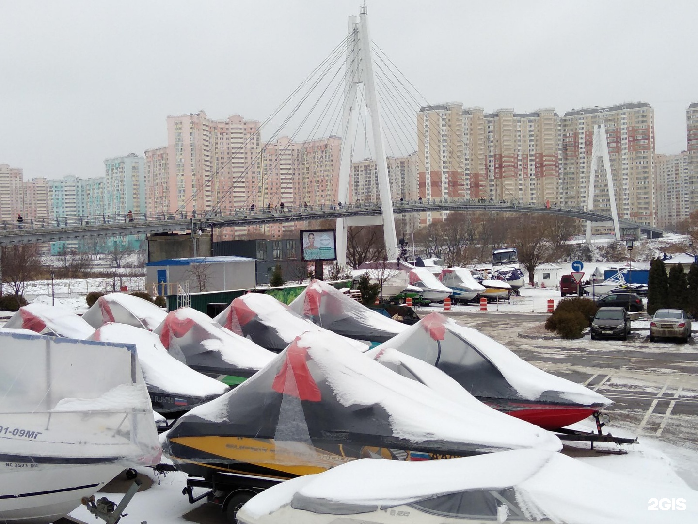 мост в павшинской пойме