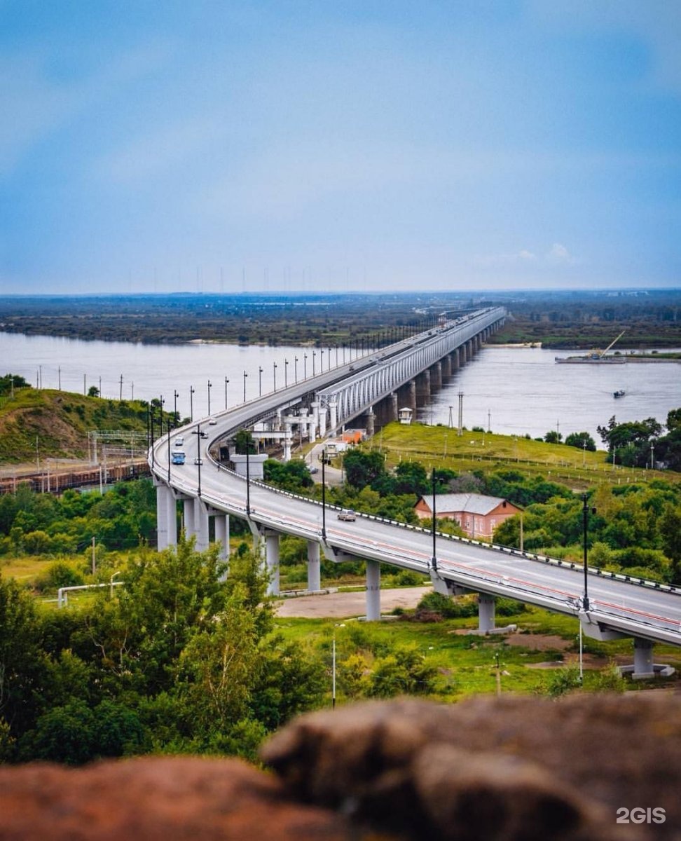 Алексеевский мост Хабаровск