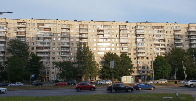 пр. Энгельса 94к2 - 1-528кп-2м (5 этажей, 3 парадные и 56 квартир - Серия 1-528к