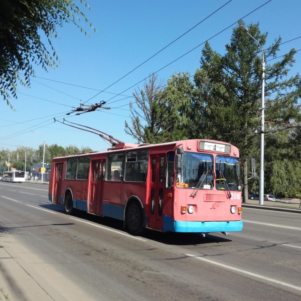 Троллейбус 4, Красноярск: маршрут и остановки — 2ГИС