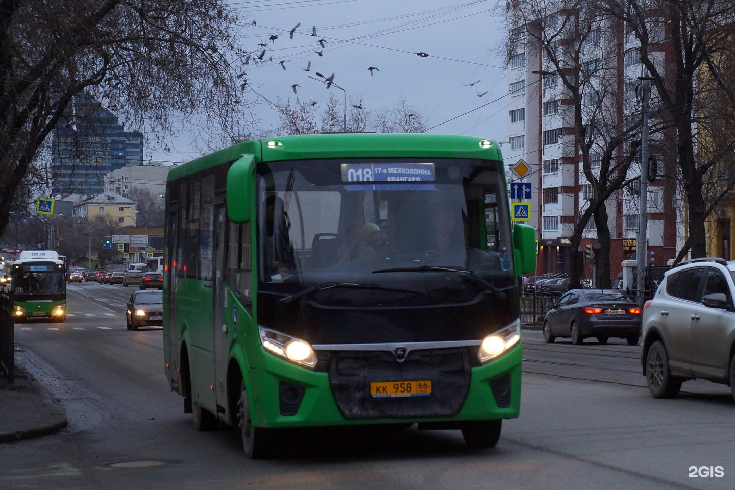 Расписание автобусов в городе Екатеринбург